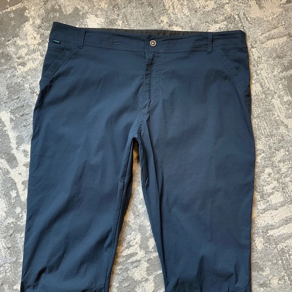 Kuhl Renegade Afire High Performance Chino‎ Pant 42x34 Navy Blue Hiking 5158